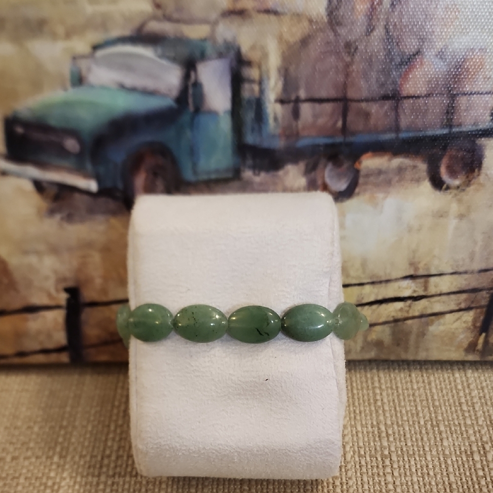 Green adventuren  Beaded Bracelet